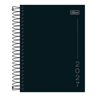 Agenda Espiral M4 Pepper 2027 - Preta