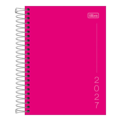 Agenda Espiral M4 Pepper 2027 - Rosa