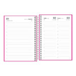Agenda Espiral M4 Pepper 2027 - Rosa Agenda Espiral M4 Pepper 2027 - Rosa