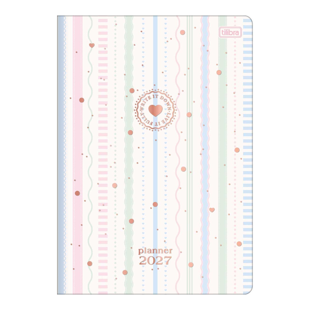 Planner Grampeado M7 Soho 2027 - Estampas Sortidas Planner Grampeado M7 Soho 2027 - Estampas Sortidas