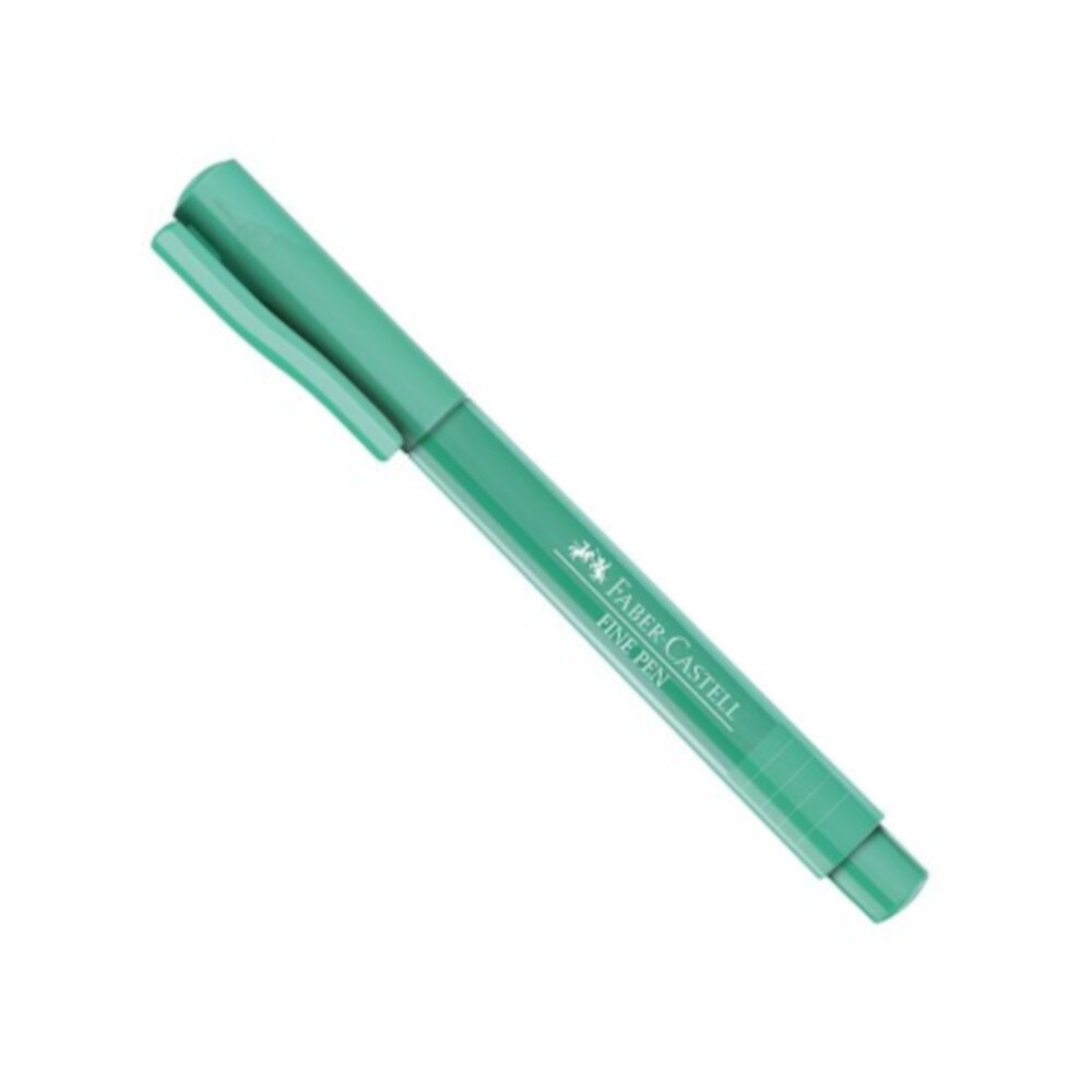 Caneta HidrogrÁfica Fine Pen Faber Castell - Verde Água Caneta HidrogrÁfica Fine Pen Faber Castell - Verde Água