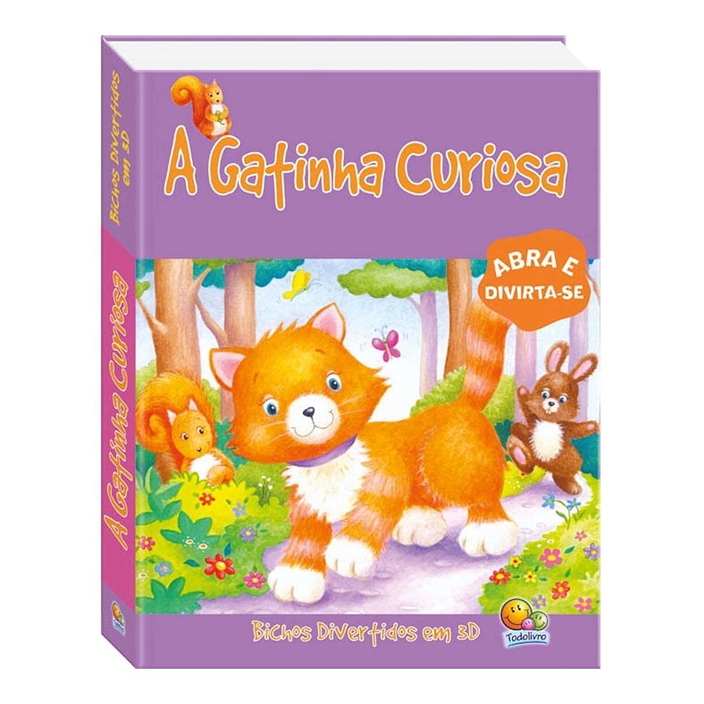 Bichos Divertidos Em 3d - A Gatinha Curiosa Bichos Divertidos Em 3d - A Gatinha Curiosa