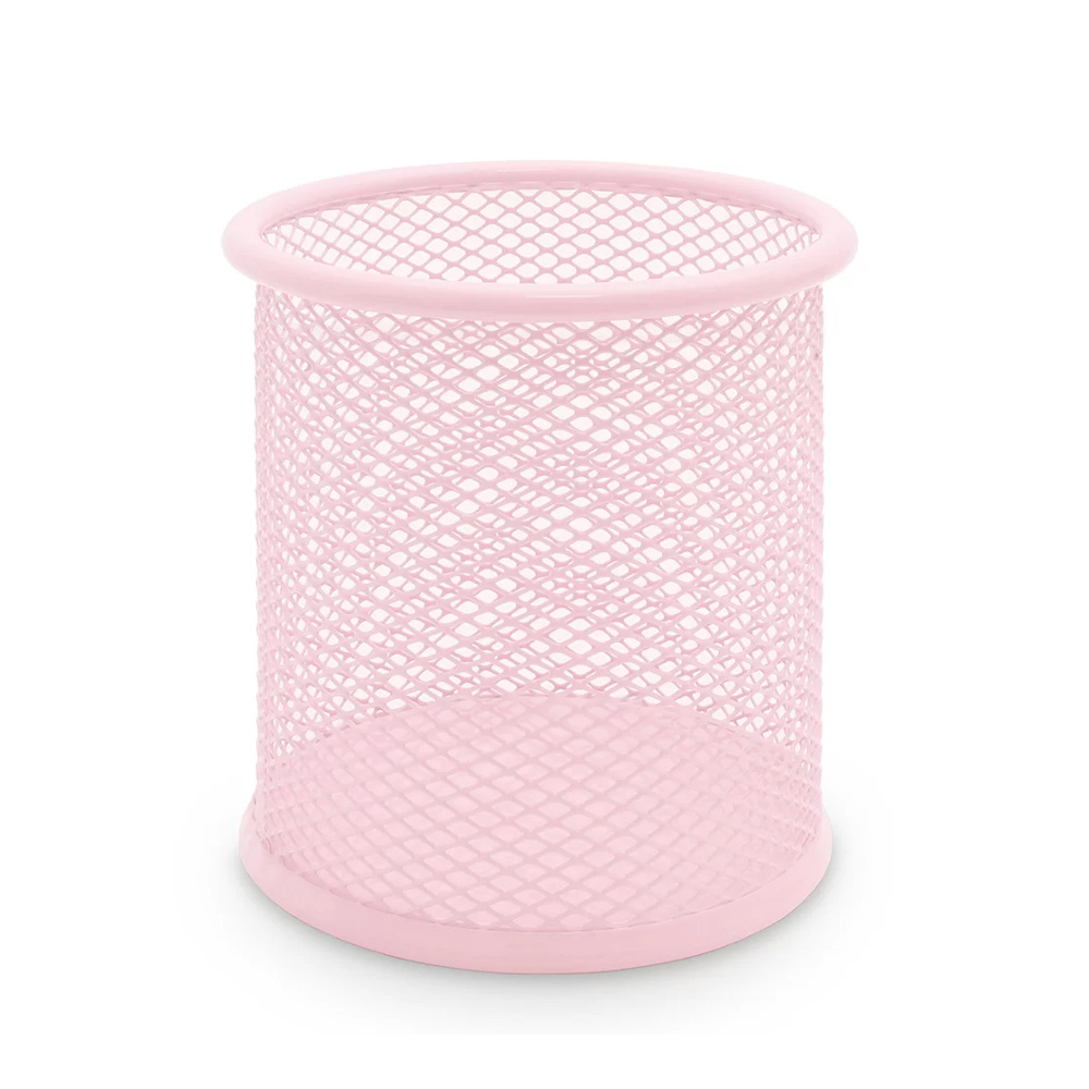 Porta Caneta/Lápis Aramado - Rosa Pastel Porta Caneta/Lápis Aramado - Rosa Pastel