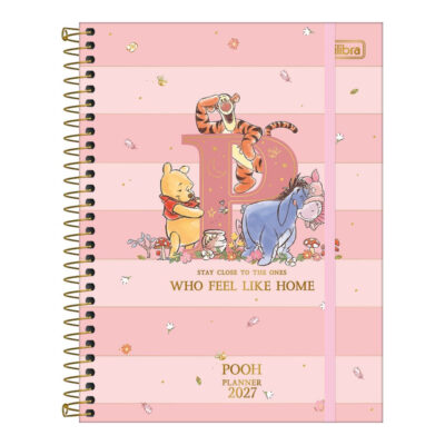 Planner Espiral Pooh 2027 - Estampas Sortidas Planner Espiral Pooh 2027 - Estampas Sortidas