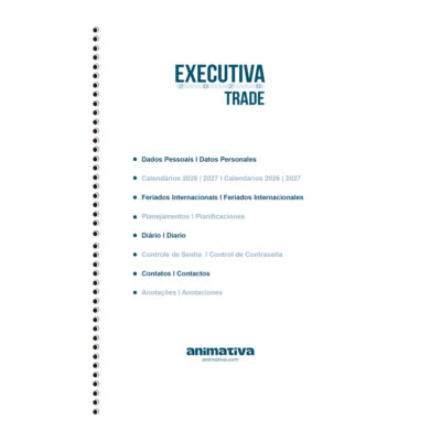 Agenda Espiral Trade 2027 – Cores Sortidas