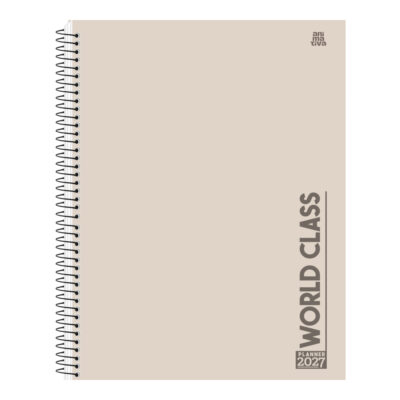 Planner Espiral World Class 2027 - Cores Sortidas