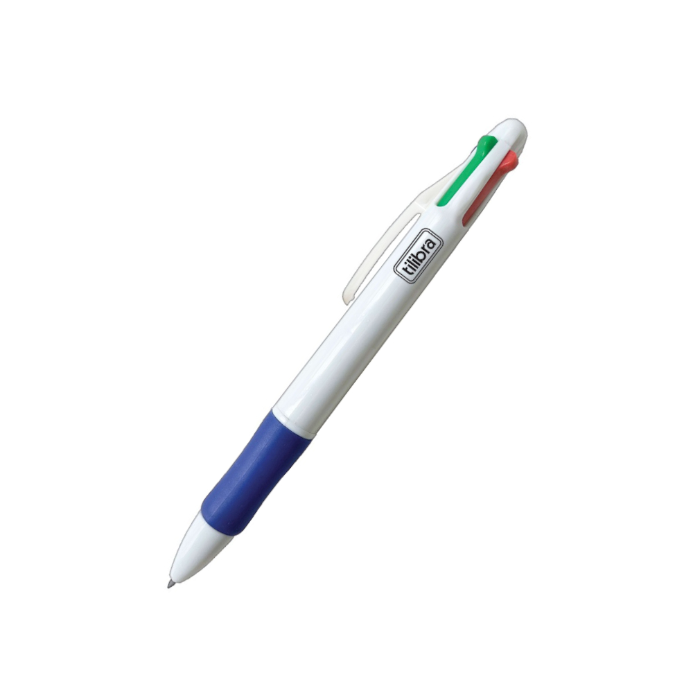 Caneta Esferográfica Retrátil Rc4 0.7mm Com 4 Cores - Corpo Em Cores Diversas Caneta Esferográfica Retrátil Rc4 0.7mm Com 4 Cores - Corpo Em Cores Diversas
