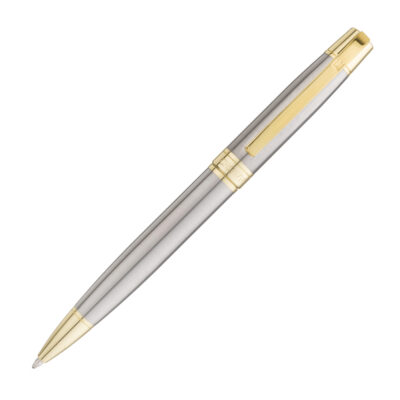 Caneta Esferográfica Crown Master Gold - Prata E Dourado Caneta Esferográfica Crown Master Gold - Prata E Dourado