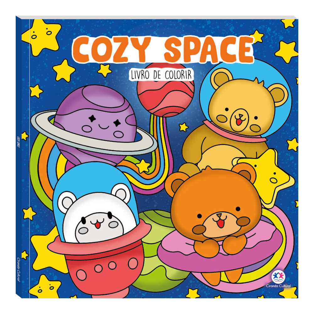 Cozy Space - Livro De Colorir Cozy Space - Livro De Colorir