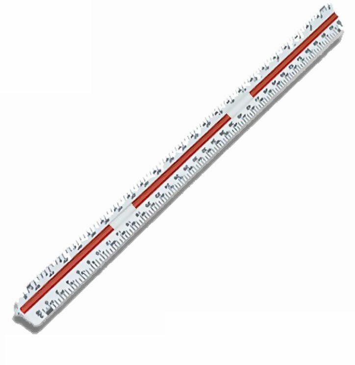 EscalÍmetro Triangular Nº1 30cm EscalÍmetro Triangular Nº1 30cm