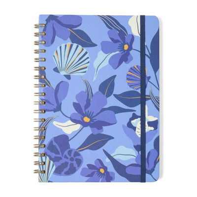 Caderno Colegial Espiral 80 Folhas Pautado - Trancoso - Azul Caderno Colegial Espiral 80 Folhas Pautado - Trancoso - Azul