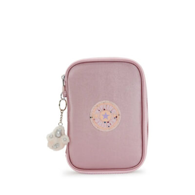 Estojo Box Kipling 100 Pens - Bronze Pink Metálico Cc