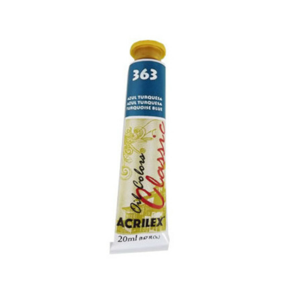 Tinta Óleo 20ml - Azul Turquesa Tinta Óleo 20ml - Azul Turquesa