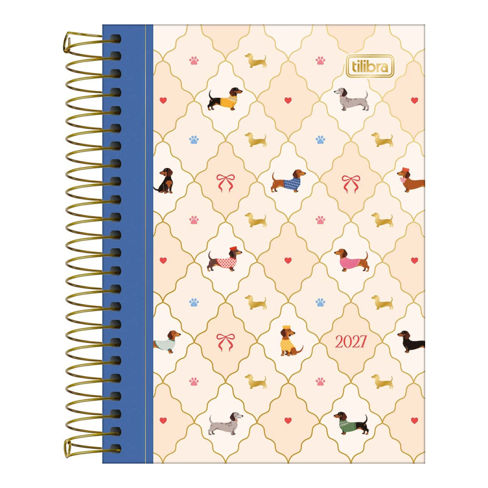 Agenda Espiral Brownie 2027 - Estampas Sortidas Agenda Espiral Brownie 2027 - Estampas Sortidas