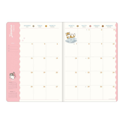 Planner Grampeado M7 Mofusand 2027 – Estampas Sortidas