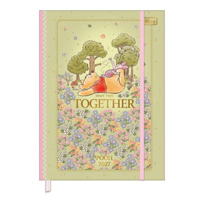 Agenda Costurada M7 Pooh 2027 - Estampas Sortidas