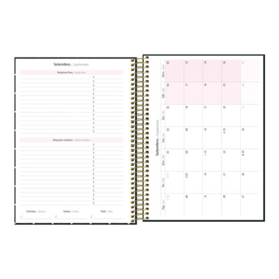 Agenda Espiral M9 West Village 2027 – Estampas Sortidas