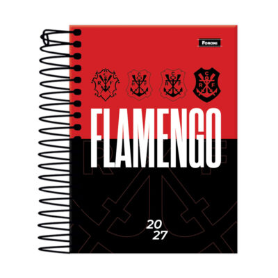 Agenda Espiral Flamengo 2027 - Estampas Sortidas Agenda Espiral Flamengo 2027 - Estampas Sortidas
