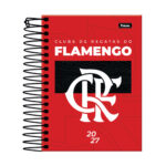 Agenda Espiral Flamengo 2027 - Estampas Sortidas