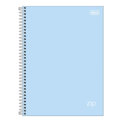 Caderno Espiral Universitário Grande Capa Dura 80 Folhas Zip Colors – Cores Sortidas