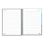 Caderno Espiral Universitário Grande Capa Dura 320 Folhas 16 Matérias Flip+ - Estampas Sortidas