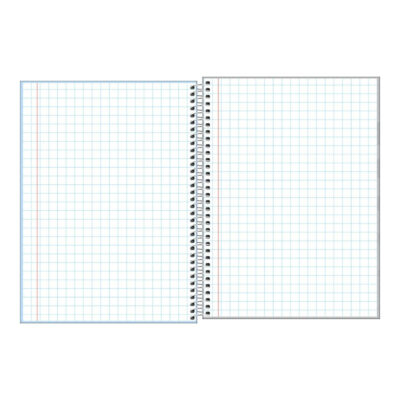 Caderno Espiral Universitário Grande Capa Dura 80 Folhas Quadriculado 1x1mm Zip Colors – Cores Sorti