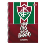 Caderno Espiral Universitário Grande Capa Dura 160 Folhas 10 Matérias Fluminense - Estampas Sortidas Caderno Espiral Universitário Grande Capa Dura 160 Folhas 10 Matérias Fluminense - Estampas Sortidas
