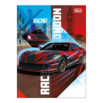 Caderno Brochura Costurado Sem Mola Universitário Grande Capa Dura 48 Folhas X-Racing - Estampas Sor