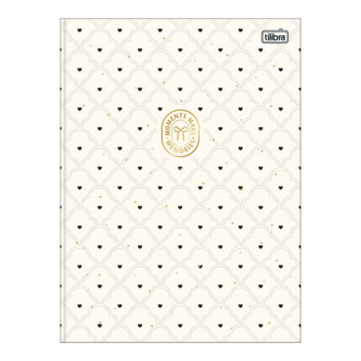 Caderno Brochura Costurado Sem Mola Universitário Grande Capa Dura 80 Folhas West Village - Estampas
