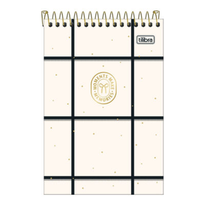 Bloco Espiral Capa Dura Alto Com 80 Folhas West Village - Estampas Sortidas Bloco Espiral Capa Dura Alto Com 80 Folhas West Village - Estampas Sortidas