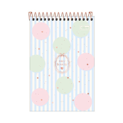 Bloco Espiral Capa Dura Alto Com 80 Folhas Soho - Estampas Sortidas