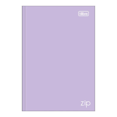 Caderno 1/4 Pequeno Brochura Costurado Sem Mola Capa Dura 80 Folhas Zip Colors - Cores Sortidas