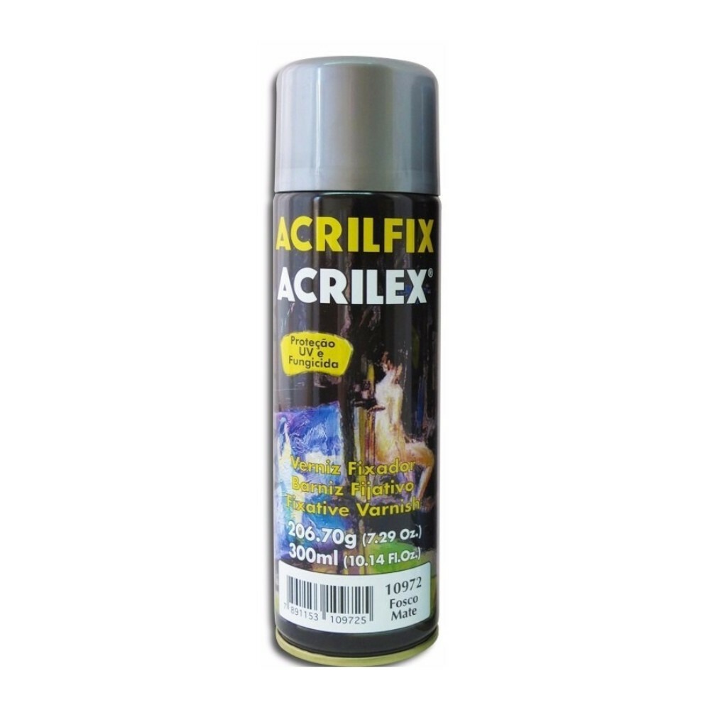 Verniz spray Fixador 300ml - Fosco Verniz spray Fixador 300ml - Fosco