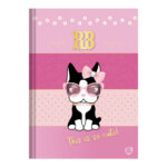Caderno Brochura Costurado Sem Mola Universitário Grande Capa Dura 80 Folhas Rebecca Bonbon - Estamp
