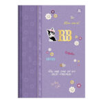 Caderno Brochura Costurado Sem Mola Universitário Grande Capa Dura 80 Folhas Rebecca Bonbon - Estamp