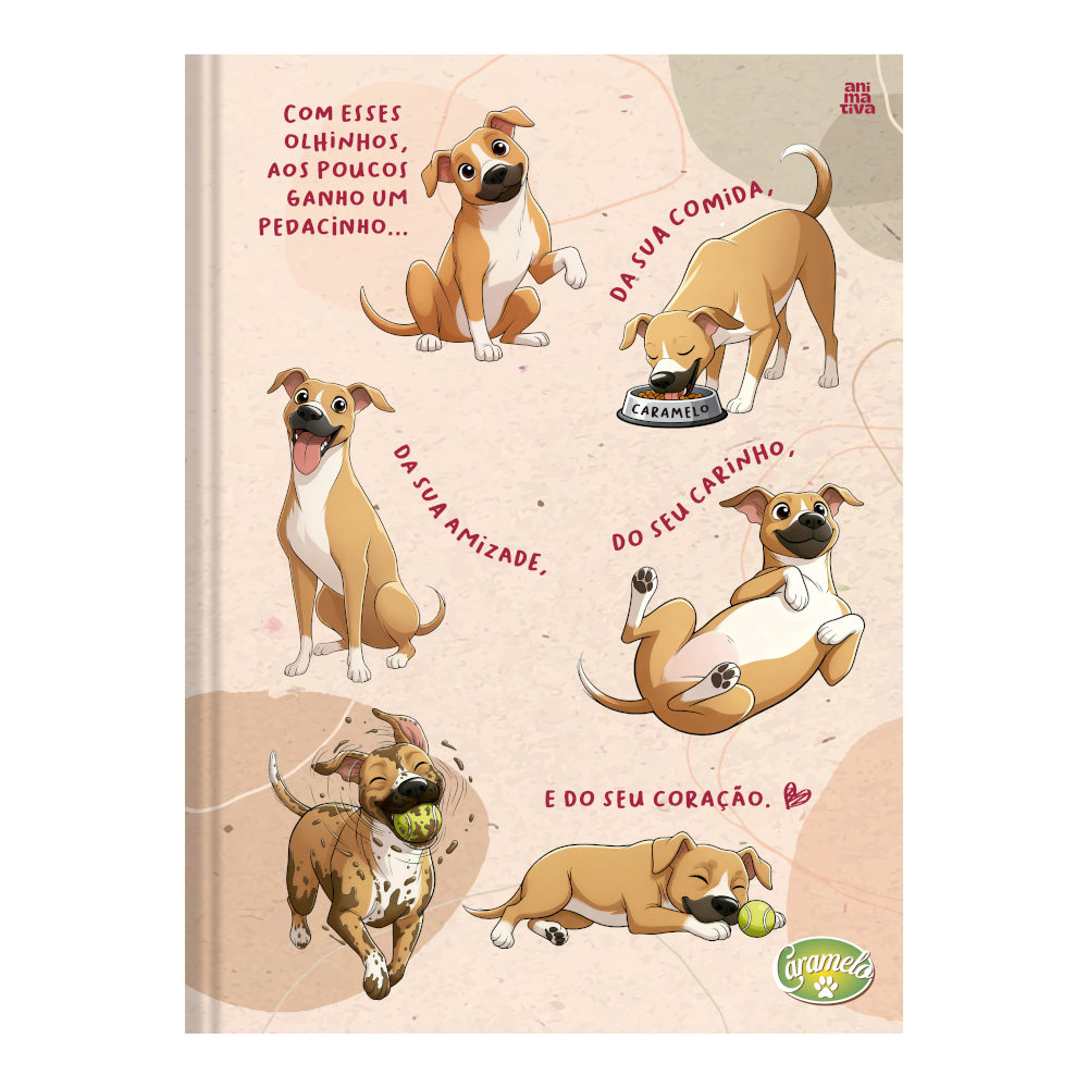 Caderno Brochura Costurado Sem Mola Universitário Grande Capa Dura 96 Folhas Caramelo - Estampas Sor Caderno Brochura Costurado Sem Mola Universitário Grande Capa Dura 96 Folhas Caramelo - Estampas Sor