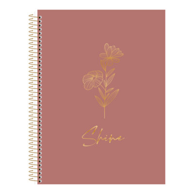 Caderno Espiral Universitário Grande Capa Dura 80 Folhas Elara - Estampas Sortidas