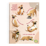 Caderno Espiral Universitário Grande Capa Dura 80 Folhas Caramelo - Estampas Sortidas Caderno Espiral Universitário Grande Capa Dura 80 Folhas Caramelo - Estampas Sortidas