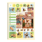 Caderno Espiral Universitário Grande Capa Dura 80 Folhas Caramelo - Estampas Sortidas Caderno Espiral Universitário Grande Capa Dura 80 Folhas Caramelo - Estampas Sortidas