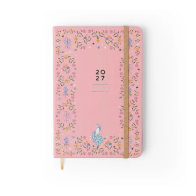 Agenda Planner Costurada Semanal 2027 - Relicário Secreto Coral Agenda Planner Costurada Semanal 2027 - Relicário Secreto Coral
