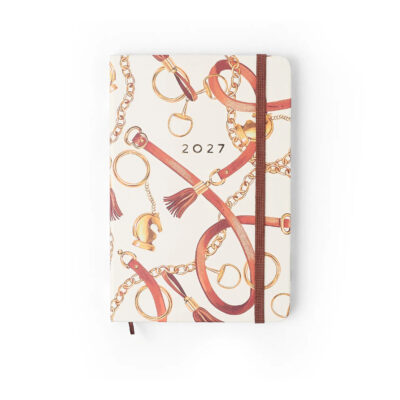 Agenda Planner Costurada Semanal 2027 - Haras Selaria - Off White