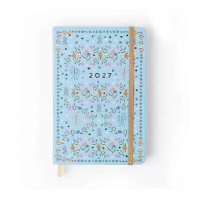 Agenda Planner Costurada Diária 2027 - Relicário Botânica