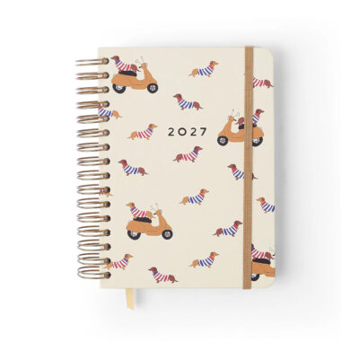 Agenda Planner Espiral Diária 2027 - Petit Lambreta