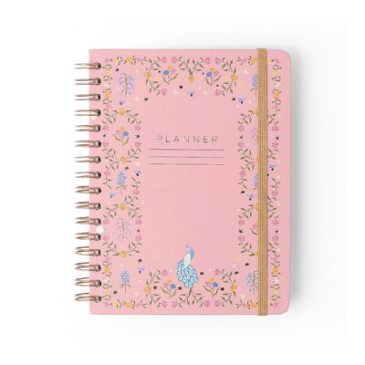 Planner Permanente Espiral Semanal - Relicário Secreto Coral