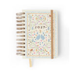 Agenda Planner Espiral Diária 2027 - Relicário Realeza Off White