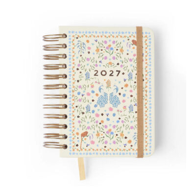 Agenda Planner Espiral Diária 2027 - Relicário Realeza Off White Agenda Planner Espiral Diária 2027 - Relicário Realeza Off White