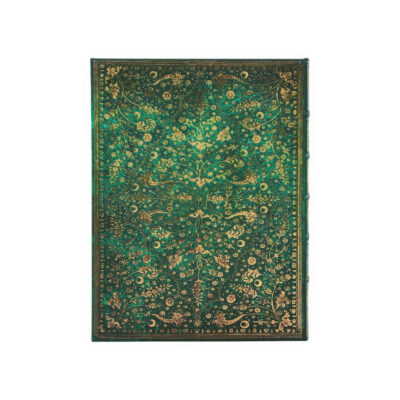 Caderno Colegial Capa Dura 144 Páginas Com Pauta Ultra - Emerald Flower Caderno Colegial Capa Dura 144 Páginas Com Pauta Ultra - Emerald Flower
