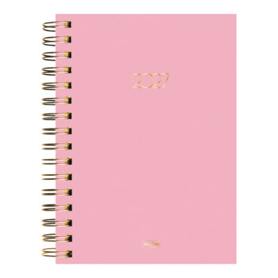 Agenda Espiral Diária Garra Office 2027 - Rosa Agenda Espiral Diária Garra Office 2027 - Rosa