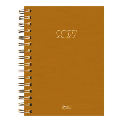 Agenda Espiral Diária Garra Office 2027 - Caramelo Agenda Espiral Diária Garra Office 2027 - Caramelo