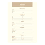 Planner Diário Flex 2027 Kraft Gold - Estampas Sortidas
